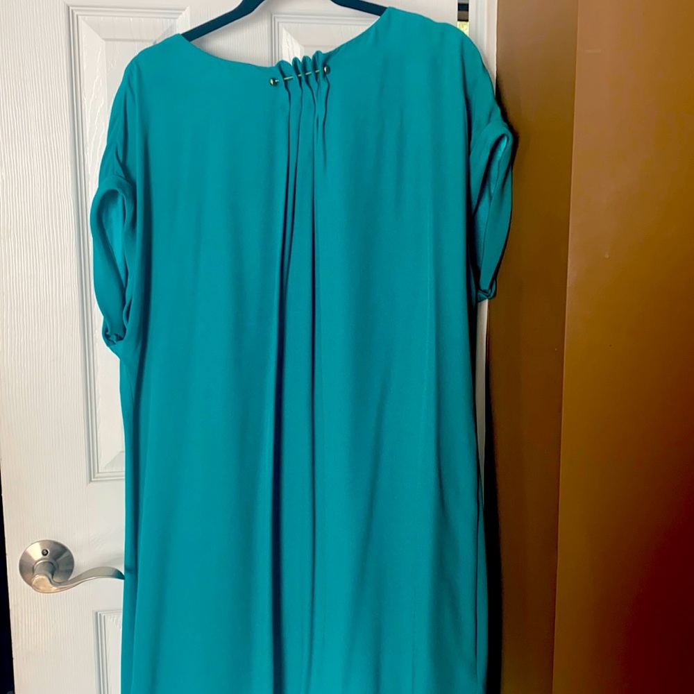 Phase 8 dress size UK 18.  Never won.  Beautiful material